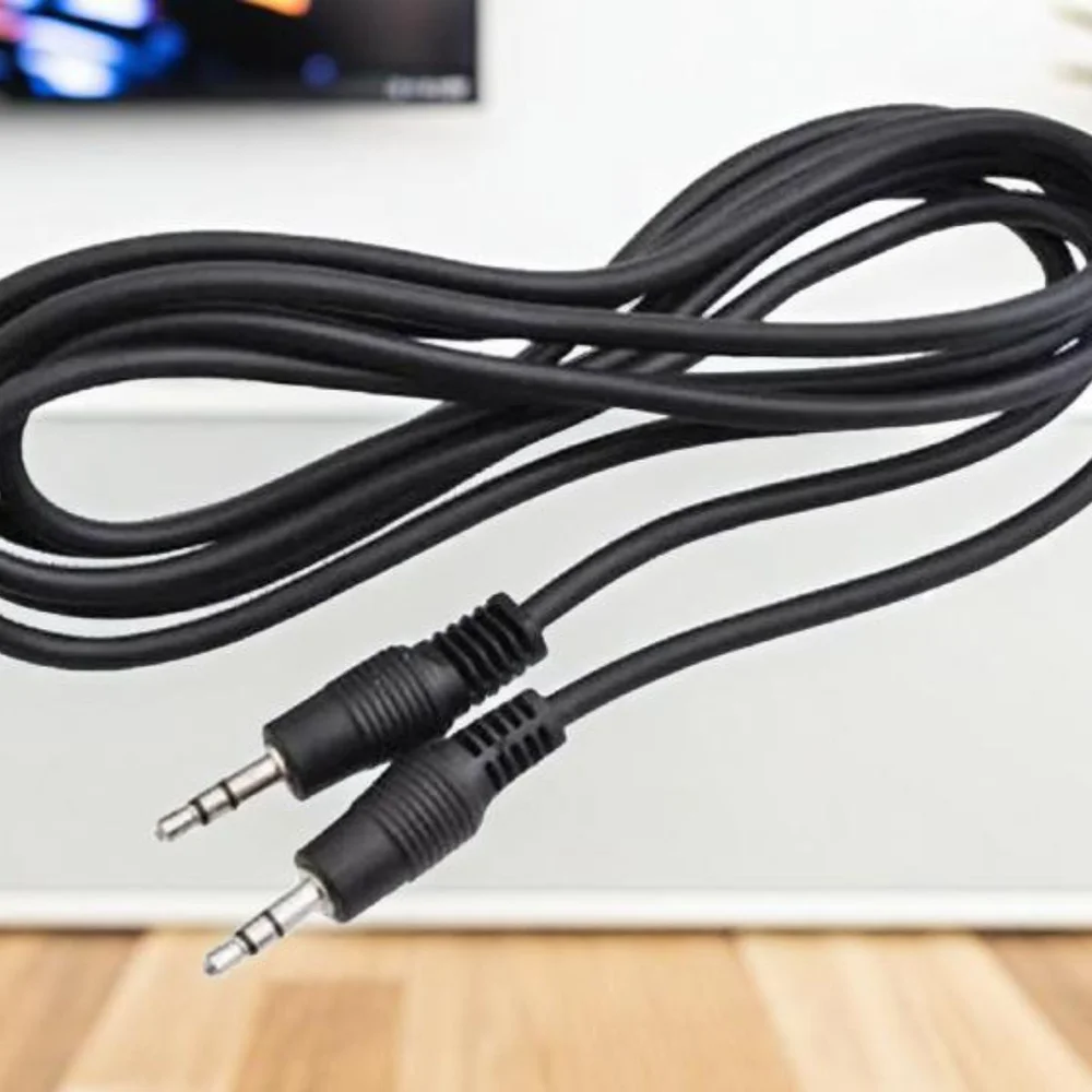 Imagem 3 de 5 do produto Cabo P2 St + P2 St  Pr 1,8m