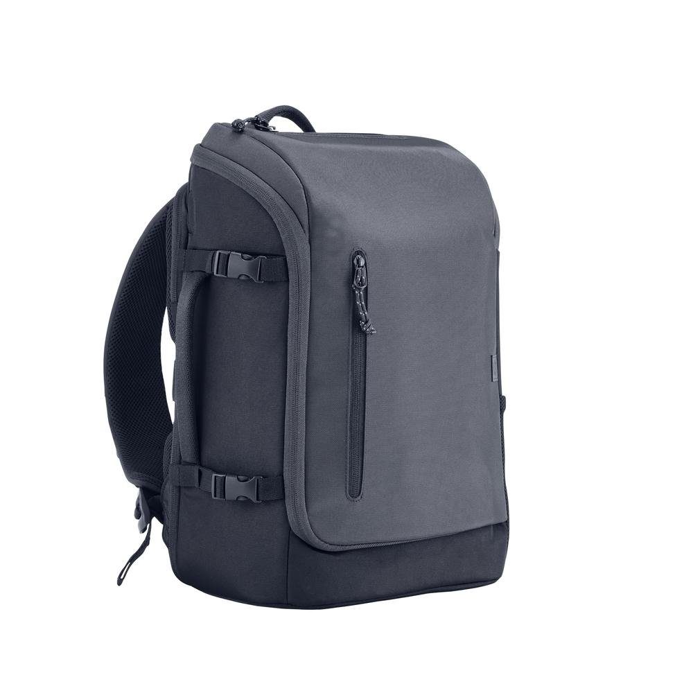 Mochila Para Laptop Hp Travel 25l 15,6 " - Leve E Estilosa - Expansível Para 30l - Múltiplos Bolsos, Incluindo Bolso Para Bloqueio De Rfid - Zíperes Com Tr