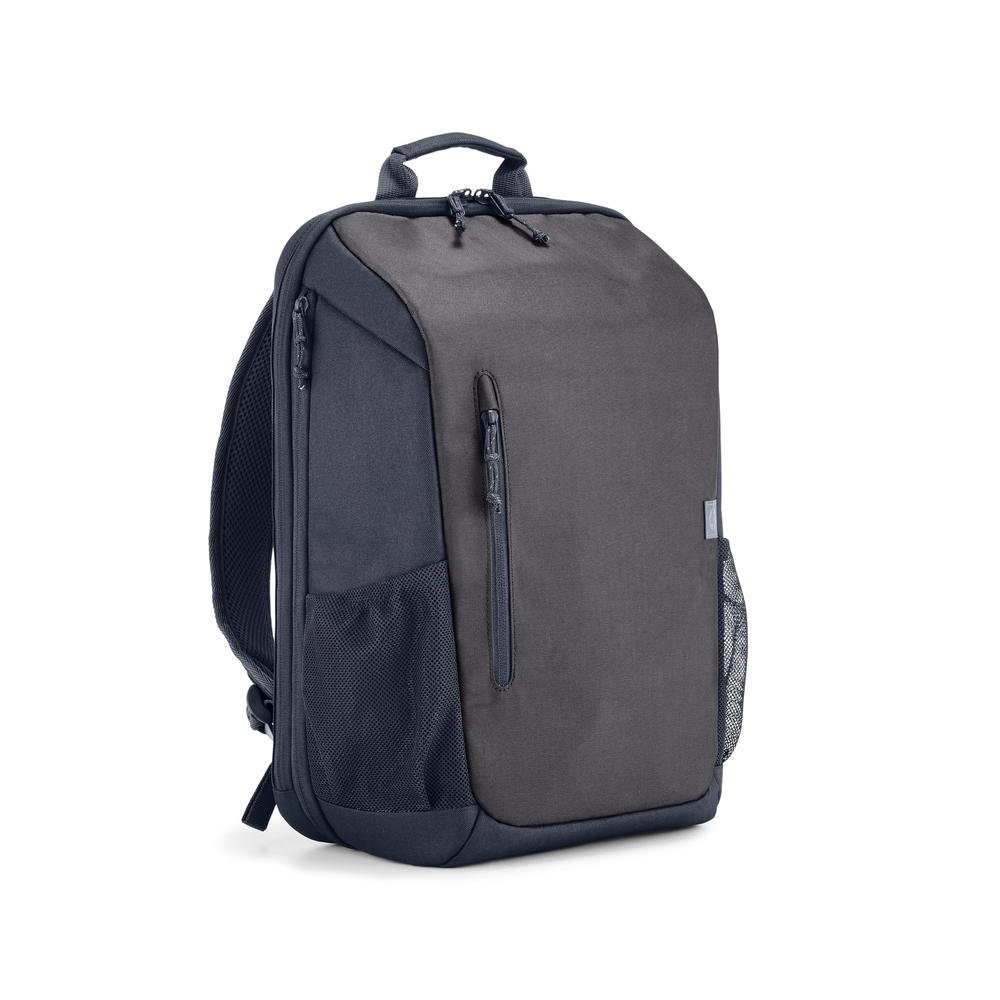 Mochila Para Laptop Hp Travel 18l 15,6 " - Leve E Estilosa - Expansível Para 21l - Múltiplos Bolsos - Zíperes Traváveis - Cinza Ferro.