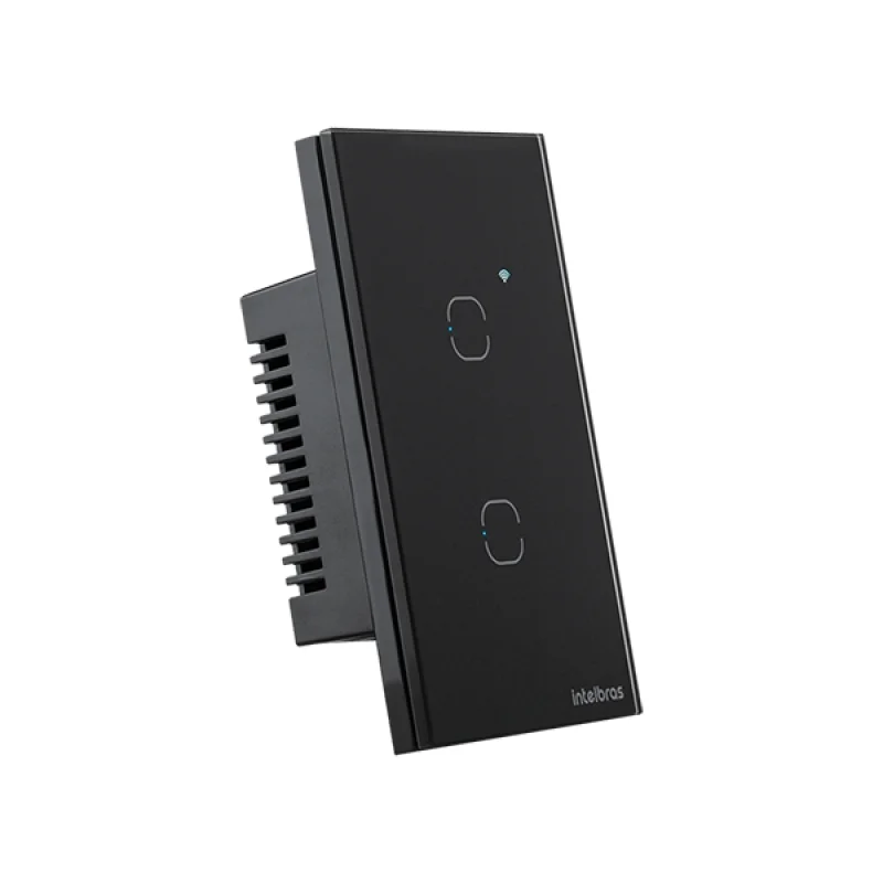 Imagem 4 de 5 do produto Interruptor Inteligente Wi-fi Touch Smart Zigbee 2 Teclas Preto Ezs 1002 Intelbras