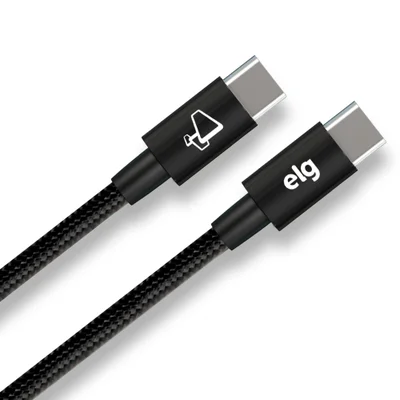 Cabo Usb Tipo-c Para Usb Tipo-c, Carga Rápida 60w 3a, Cor:preto;tamanho:1 Metro