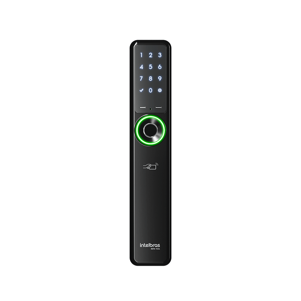 Fechadura Digital Inteligente De Embutir Mfr 7001 Preto Intelbras