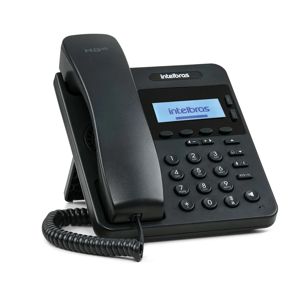 Imagem 2 de 3 do produto Telefone Com Tecnologia Ip E Qualidade Hd Ip S3002 Preto Intelbras