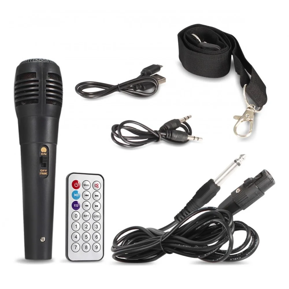 Imagem 3 de 4 do produto Caixa De Som Portátil Bluetooth Com Microfone Usb Fm - ATURN SHOP