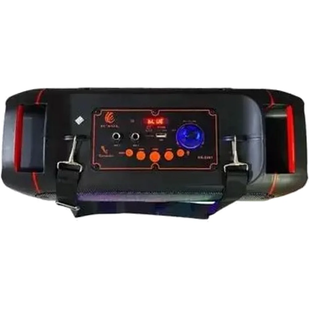 Imagem 4 de 4 do produto Caixa De Som Portátil Bluetooth Com Microfone Usb Fm - ATURN SHOP