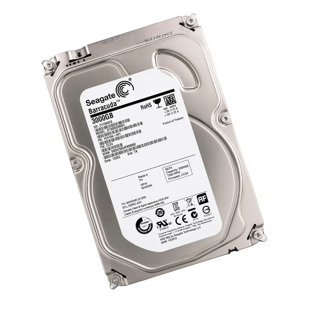 Hd 3TB Sata 3 64mb 7200rpm 3,5 Barracuda St3000dm001 Seagate Hd 3TB Sata 3 64mb 7200rpm 3,5 Barracuda St3000dm001 Seagate