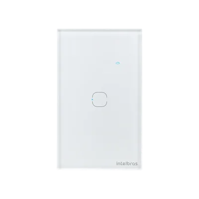Interruptor Touch Inteligente Zigbee 1 Tecla Ezs 1001 Branco Intelbras