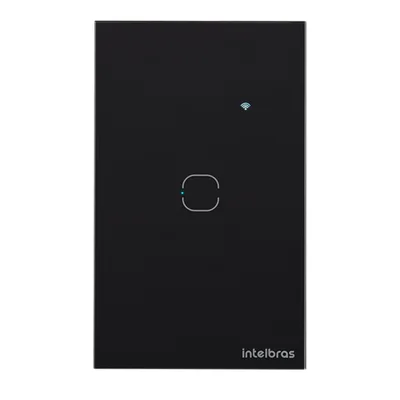 Interruptor Smart Zigbee Touch 1 Preto Ezs 1001