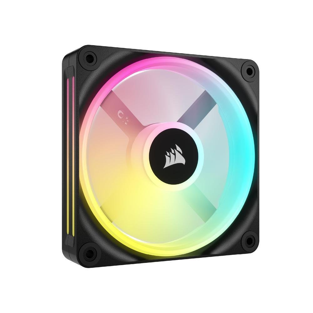 Corsair Icue Link Qx120 RGB 120mm Ventilador Único Magnético De Cúpula RGB - Preto.