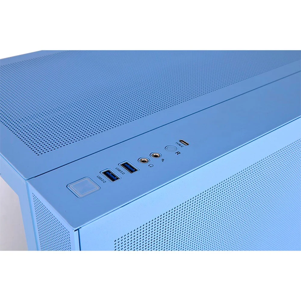 Imagem 2 de 5 do produto Gabinete View 380 Hydrangea Blue Tg ARGB Mid Tower C/4 Fans  Tt - Ca-1z2-00mfwn-00
