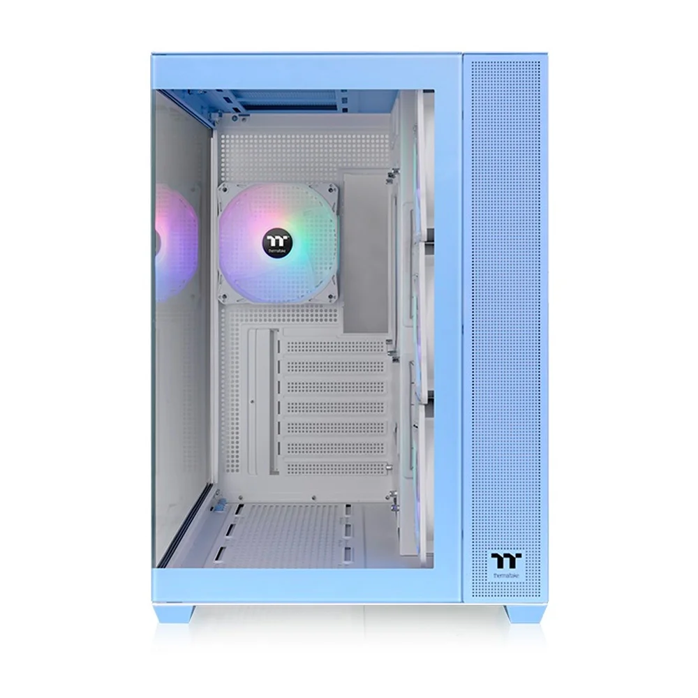 Imagem 3 de 5 do produto Gabinete View 380 Hydrangea Blue Tg ARGB Mid Tower C/4 Fans  Tt - Ca-1z2-00mfwn-00