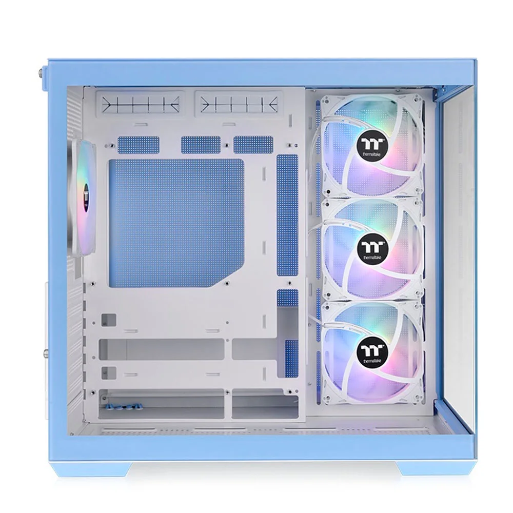Imagem 5 de 5 do produto Gabinete View 380 Hydrangea Blue Tg ARGB Mid Tower C/4 Fans  Tt - Ca-1z2-00mfwn-00