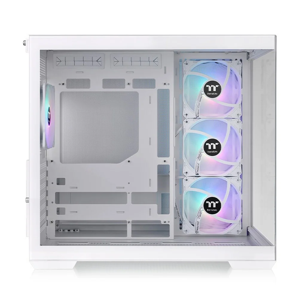 Imagem 5 de 5 do produto Gabinete View 380 Snow White Tg ARGB Mid Tower C/4 Fans  Tt - Ca-1z2-00m1wn-00