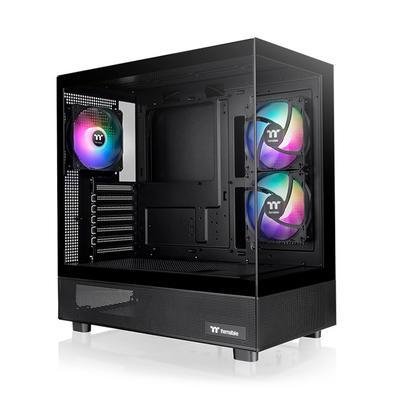 Gabinete View 270 Plus Preto Tg ARGB Mid Tower C/3 Fans Tt - Ca-1y7-00m1wn-01