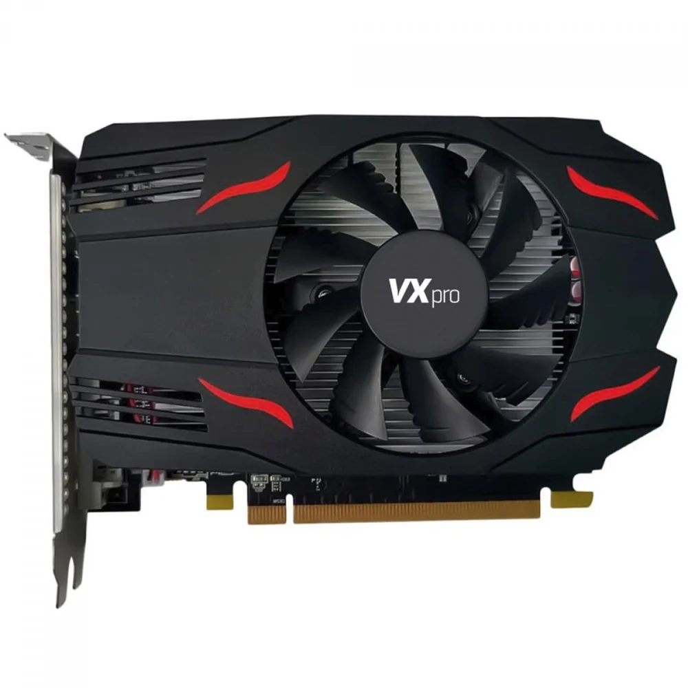 Placa De Vídeo Vxpro RX 550 Radeon 4GB, DDR5, 128 Bits, Low Profile, HDMI/dVI/display Port -  Vxrx550-4gd5 4