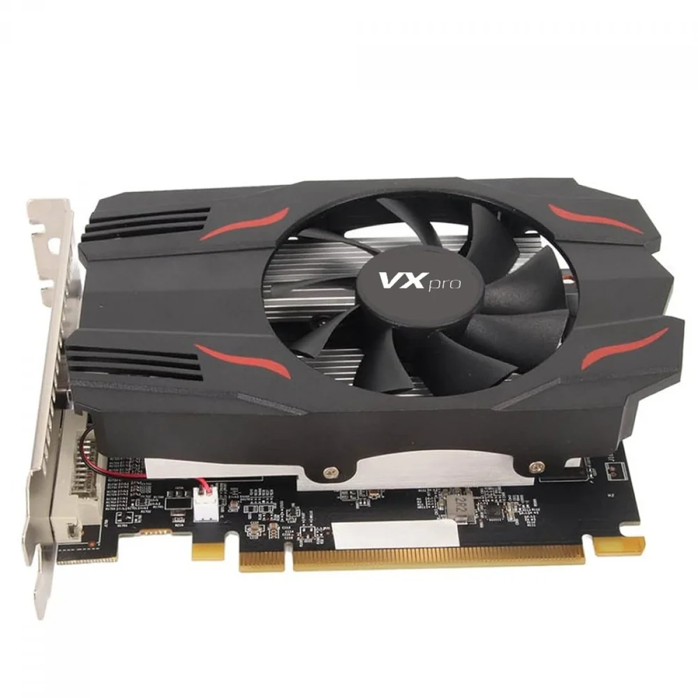 Placa De Vídeo Vxpro Radeon Rx 550, 4gb GDDR5 - Vxrx550