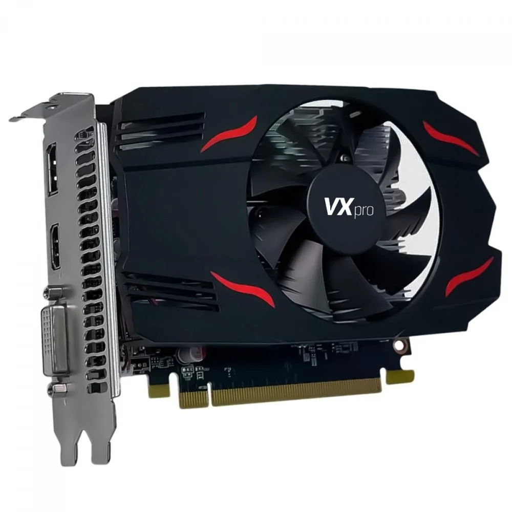 Placa De Vídeo Vxpro Radeon Rx 550, 4gb GDDR5 - Vxrx550