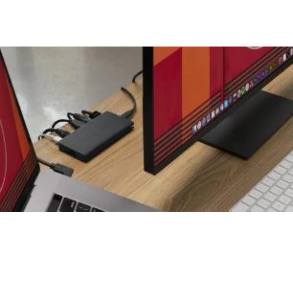 Imagem 3 de 5 do produto Hub Usb-c Staygo Da Twelve South Para Macbooks, Laptops E Ipad Pro Com Cabo De Mesa De 1 Metro E Cabo Retrátil Para Casa, Escritório E Viagem.