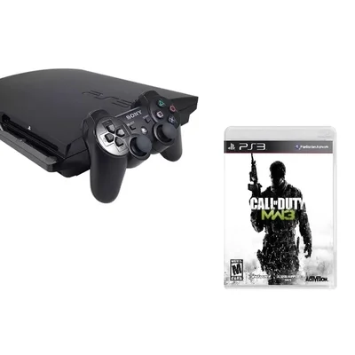 Sony Playstation 3 Slim 320gb Call Of Duty: Modern Warfare 3 Cor  Charcoal Black