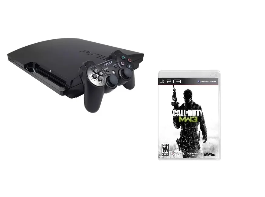 Sony Playstation 3 Slim 320gb Call Of Duty: Modern Warfare 3 Cor Charcoal Black