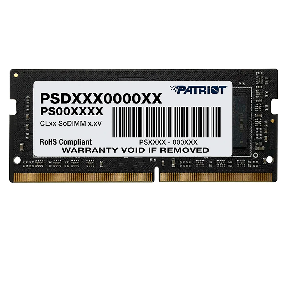 Memória Para Notebook Patriot Signature Line 8GB, Ddr4, 2666mhz, Cl19, 1.2v - Psd48g26662s