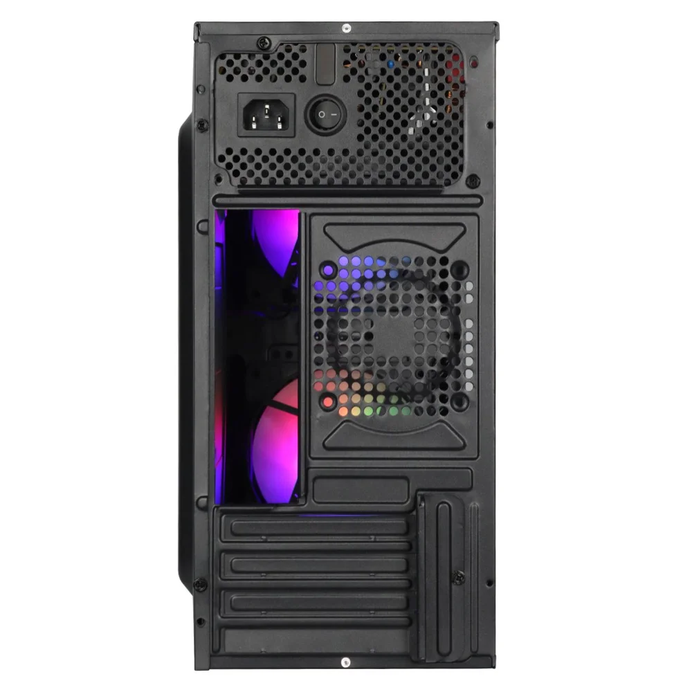 Imagem 2 de 5 do produto Gabinete Gamer Vinik Plate Lateral Acrílico C/ 2 Fans - Ggpacbk