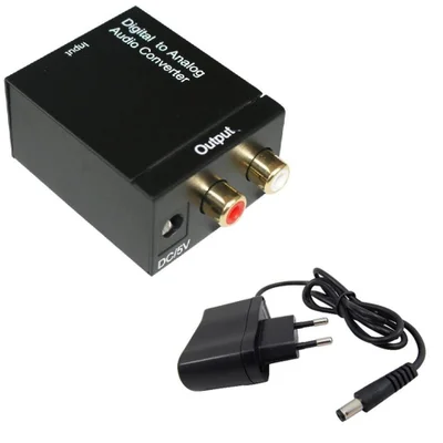 Conversor Optico Digital P/ Audio Analogico Anj-1019
