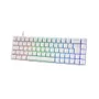 Teclado Mecânico Akko 3068s Branco Abnt2 Switch Akko Orange