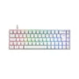 Teclado Mecânico Akko 3068s Branco Abnt2 Switch Akko Orange