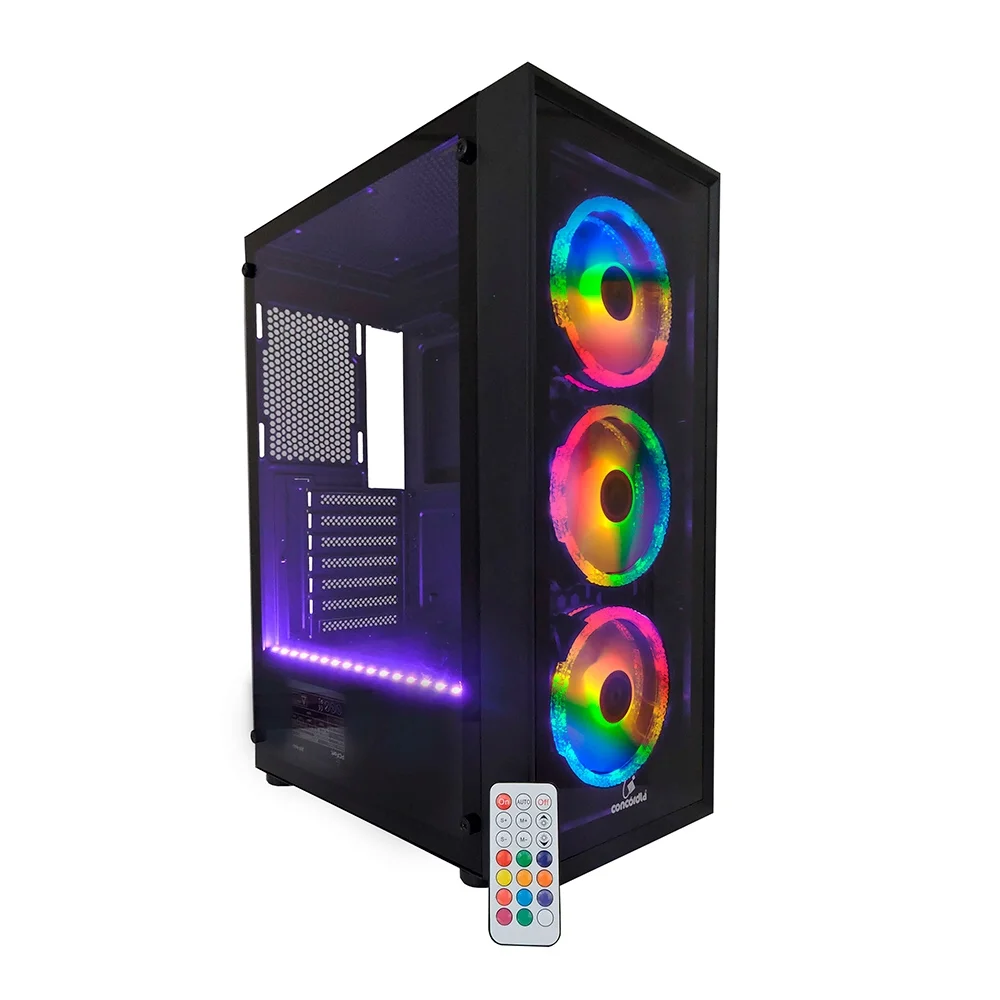 PC Gamer Top Concórdia Processador Ryzen 5 4600g 16gb SSD 256gb Placa 1650 Fonte 600w - view 3