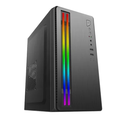 Gabinete Brx Hyrax Ca-014 Mini Tower LED Usb 2.0 S/fans Preto