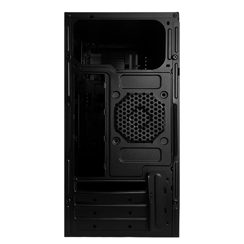 Imagem 3 de 5 do produto Gabinete Brx Hyrax Ca-014 Mini Tower LED Usb 2.0 S/fans Preto