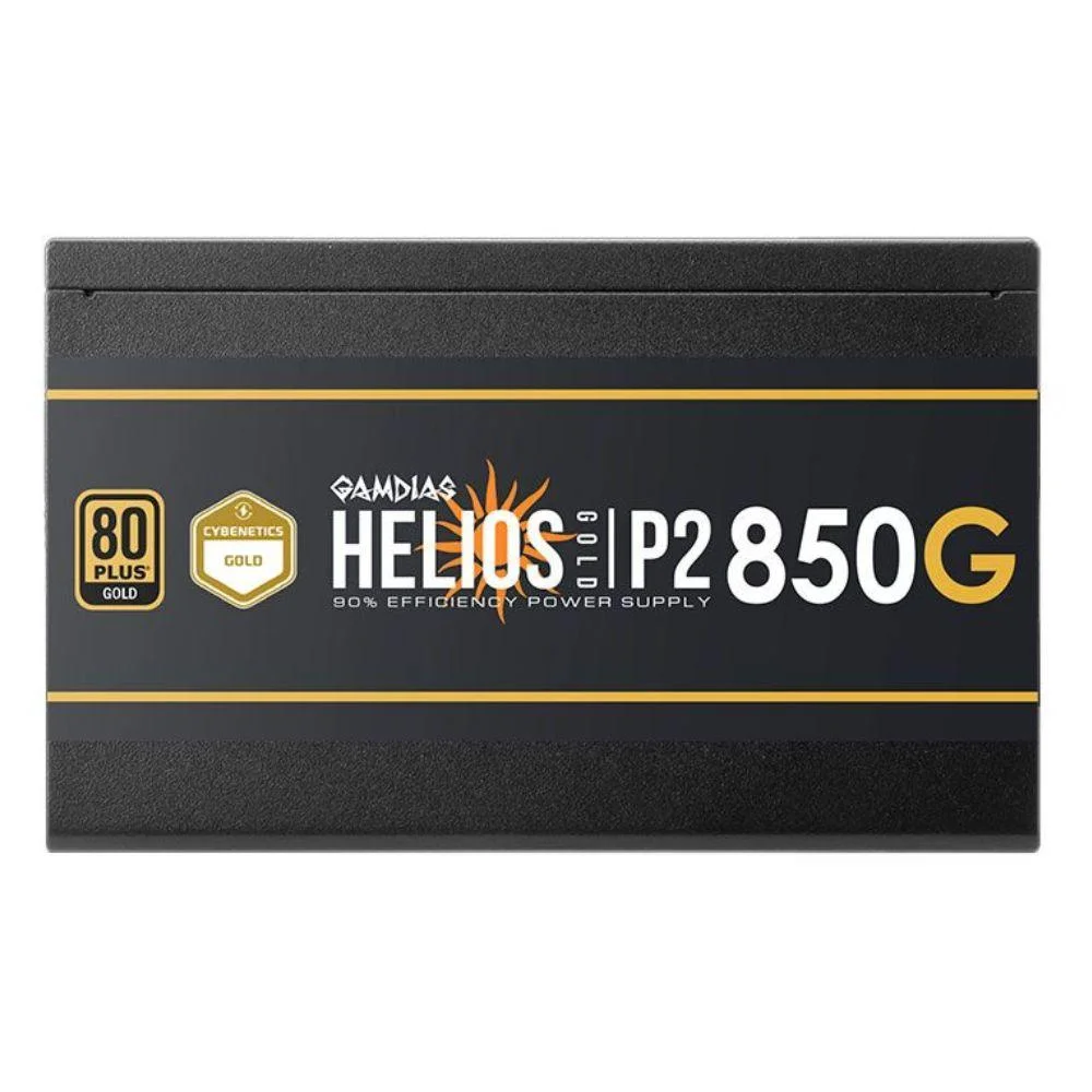 Imagem 2 de 5 do produto Fonte Gamdias Helios P2-850g 850w Atx 3.0 PCie 5.0 80 Plus Gold Helios-p2-850g