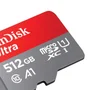 Cartão De Memória Sandisk Ultra 512GB, Micro SDXC, Classe 10, 150MB/s, UHS-I - Sdsquac-512g-Gn6ma
