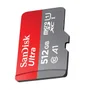 Cartão De Memória Sandisk Ultra 512GB, Micro SDXC, Classe 10, 150MB/s, UHS-I - Sdsquac-512g-Gn6ma