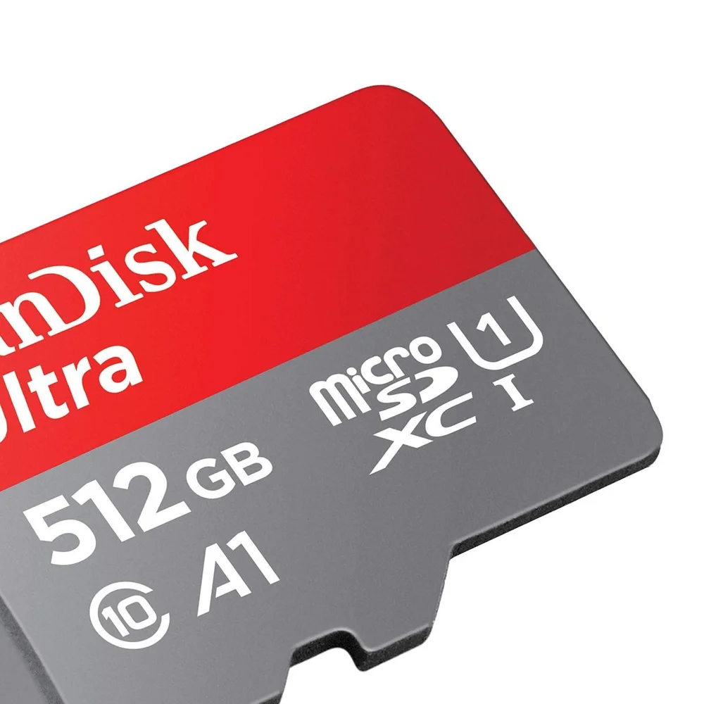 Cartão De Memória Sandisk Ultra 512GB, Micro SDXC, Classe 10, 150MB/s, UHS-I - Sdsquac-512g-Gn6ma