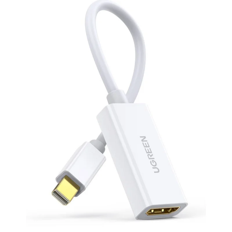 Imagem 2 de 5 do produto Adaptador Ugreen Mini Displayport Para HDMI - Branco.