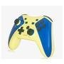 Controle Nintendo Switch Bluetooth Wireless Vibração Dupla - Azul E Amarelo Neon