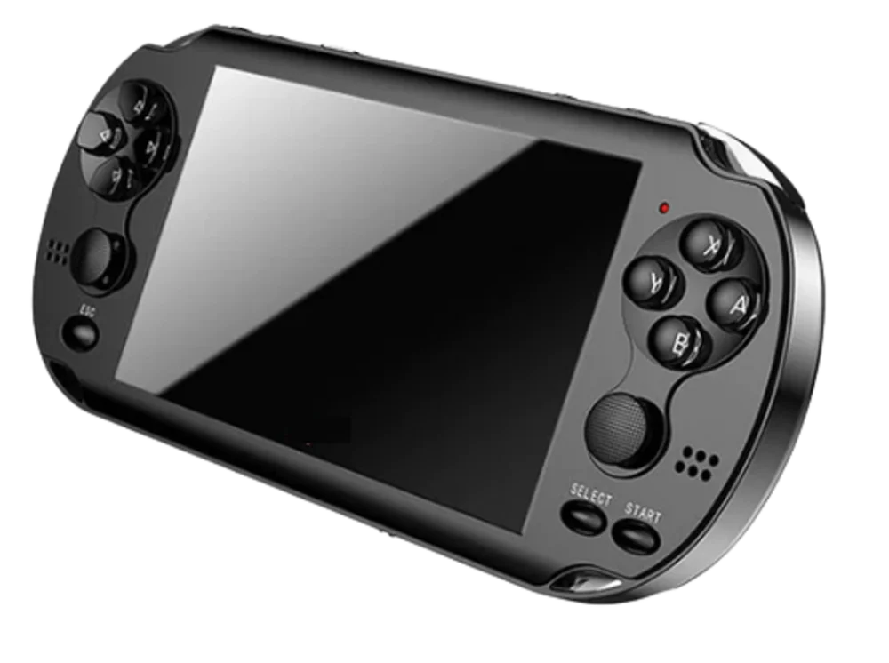 Imagem 1 de 5 do produto Mini Vídeo Game Console Portátil Retrô 9000 Jogos Arcade Cor Preto