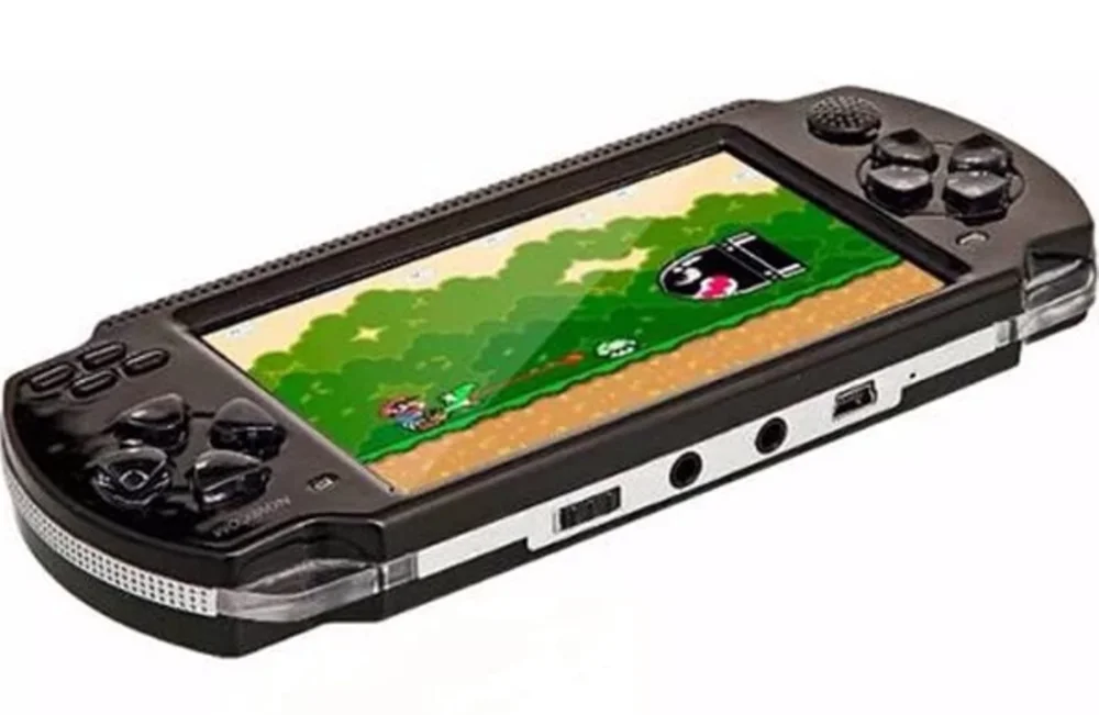 Imagem 4 de 5 do produto Mini Vídeo Game Console Portátil Retrô 9000 Jogos Arcade Cor Preto