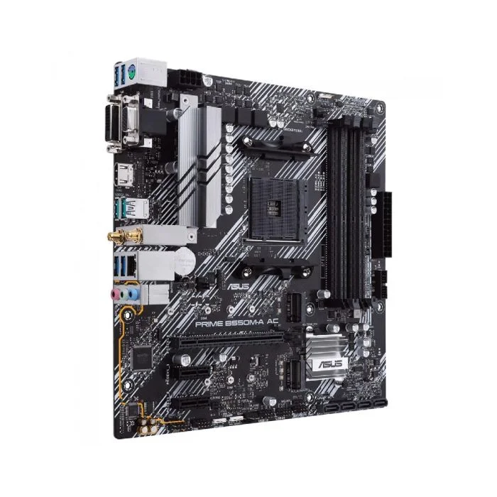 Placa Mãe Asus Prime B550m-a Ac Socket Am4 Amd Ddr4