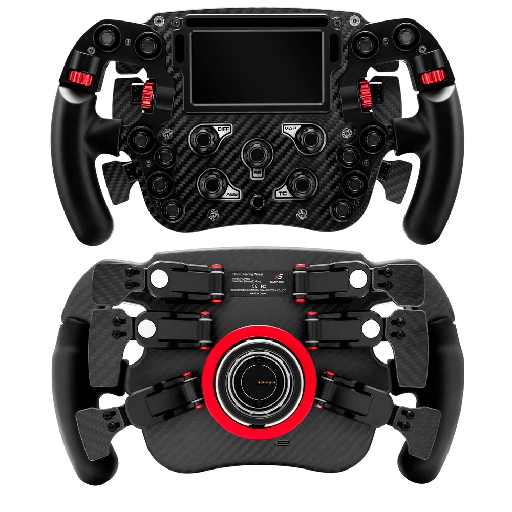 Aro Volante Fx Pro Carbon Simagic Simulador Extremesimracing Aro Volante Fx Pro Carbon Simagic Simulador Extremesimracing