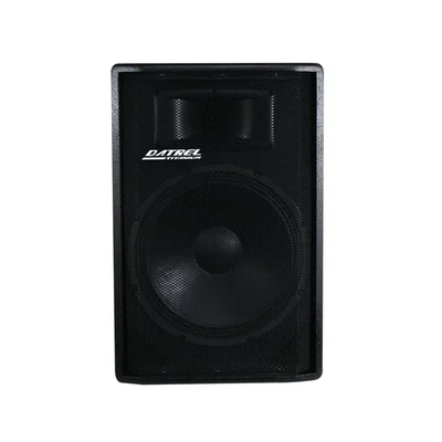 Caixa De Som Passiva Da15-300 Datrel 300w Cor:preto;drive:titanium