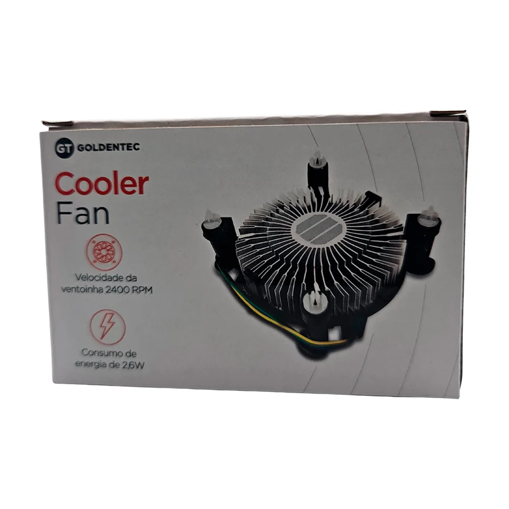Cooler Cpu Para Soquetes 1151/ 1150/ 1155/ 1156 | Goldentec. 8