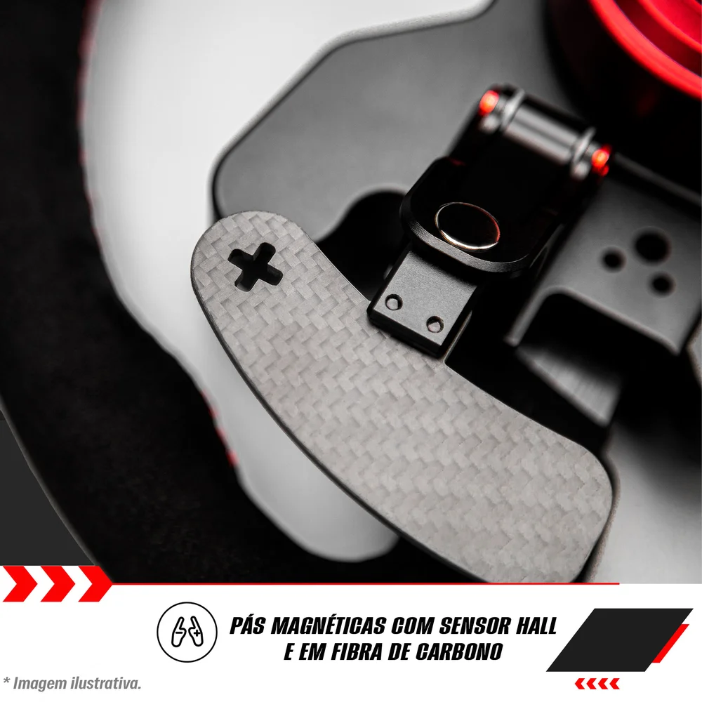 Imagem 2 de 5 do produto Aro Volante Simagic Gt1 Alcantara Extreme Simracing