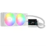 Water Cooler 240mm Gamdias Chione E4-240 Wh, ARGB, Display Lcd, White - Chione E4-240 Wh. 3