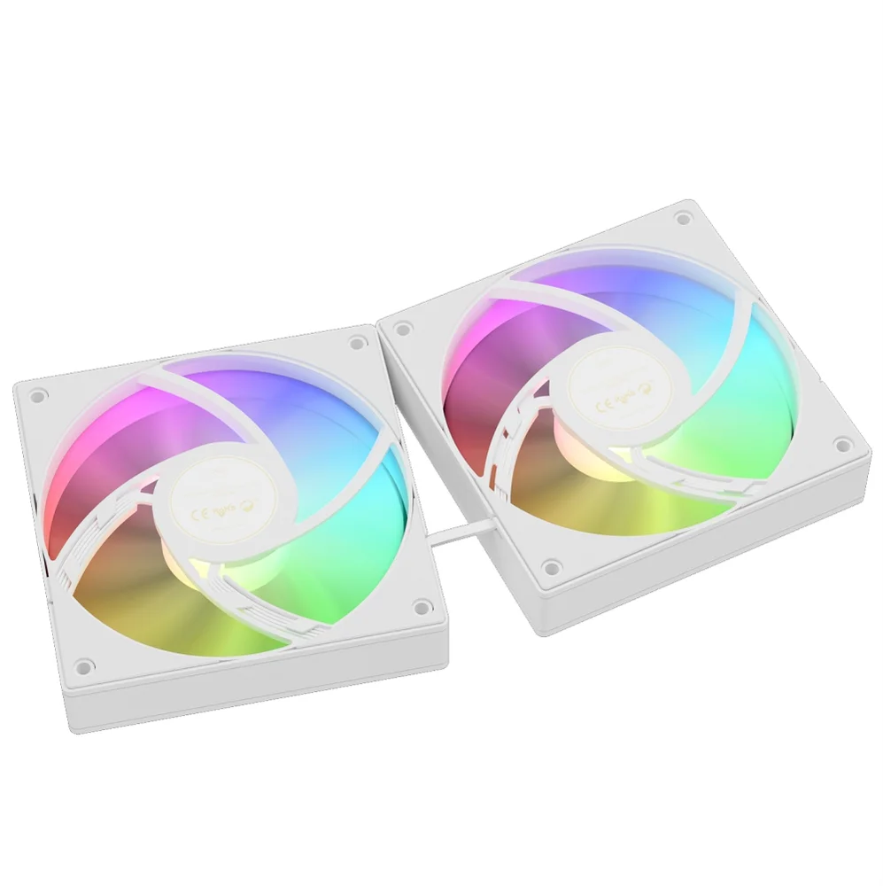Water Cooler 240mm Gamdias Chione E4-240 Wh, ARGB, Display Lcd, White - Chione E4-240 Wh. 5