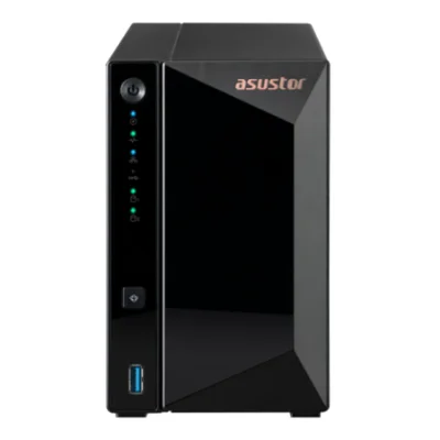 Storage NAS Asustor AS3302T V2 2 Baias Realtek RTD1619B 2GB DDR4 S/HDD