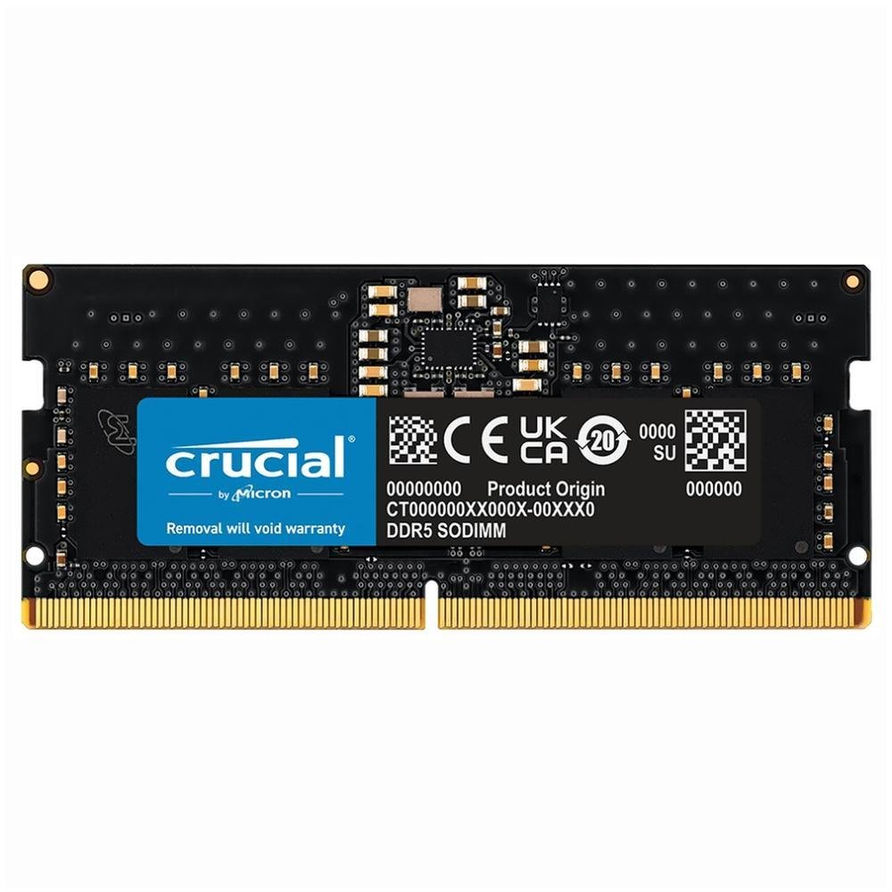 Memória 8GB Ddr5 5600mhz Crucial, Notebook - Ct8g56c46s5
