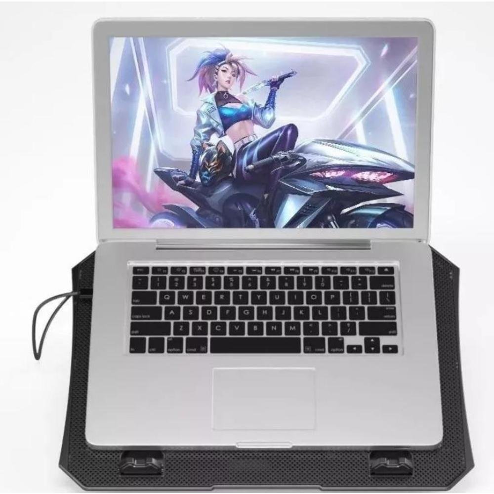 Imagem 5 de 5 do produto Base Suporte Notebook Com Ventilação Ângulo Regulável Até 15,6 "